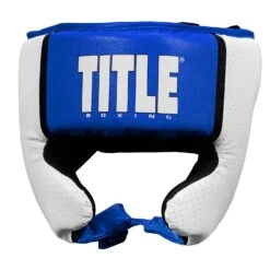 TITLE Boxing Aerovent Elite USA Boxing Competition Headgear – With Cheeks -Titleboxing Shop ACHEX BL 2