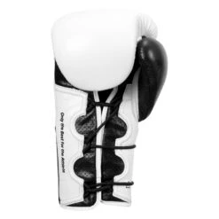 Adidas Hybrid 350 Elite Training Gloves -Titleboxing Shop ADIH350TG WH BK 4