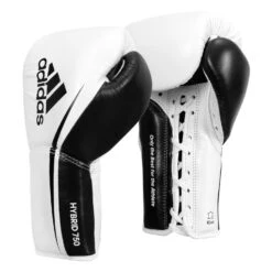 Adidas Hybrid 350 Elite Pro Fight Gloves 18 Adidas Hybrid 350 Elite Pro Fight Gloves -Titleboxing Shop ADIH750FG WH BK 2