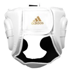 Adidas Super Pro Full Face Headgear -Titleboxing Shop ADISBHG041 WH GD 05