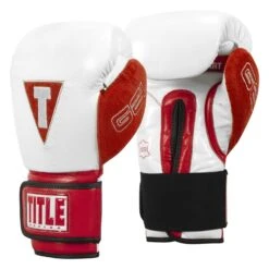 TITLE Boxing All Heart Bag Gloves 2.0 -Titleboxing Shop AHABG2 WH RD 2 1