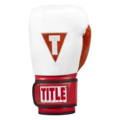 TITLE Boxing All Heart Bag Gloves 2.0 -Titleboxing Shop AHABG2 WH RD 3 1