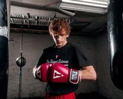 TITLE Boxeo Mexican Leather Training Gloves Quatro -Titleboxing Shop BATGE4RDWH 2