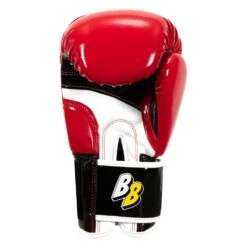 BOOM BOOM Boxing Striker Youth Boxing Gloves -Titleboxing Shop BBSBGY2 RD BK 004