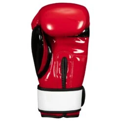 BOOM BOOM Boxing Silencer Youth Bag Gloves -Titleboxing Shop BBYBGS RD BK WH 2