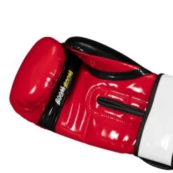 BOOM BOOM Boxing Silencer Youth Bag Gloves -Titleboxing Shop BBYBGS RD BK WH 3