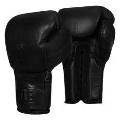 TITLE Black Lace Sparring Gloves 2.0 -Titleboxing Shop BKSG2 BK 2