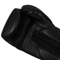 TITLE Black Lace Sparring Gloves 2.0 -Titleboxing Shop BKSG2 BK 5