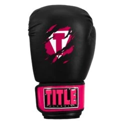 TITLE Classic Shredded Boxing Gloves -Titleboxing Shop CABG10 BK HPK 03