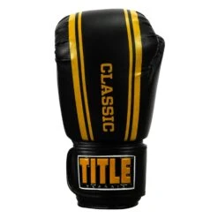 TITLE Classic Speed Boxing Gloves -Titleboxing Shop CABG12 BK GD 3