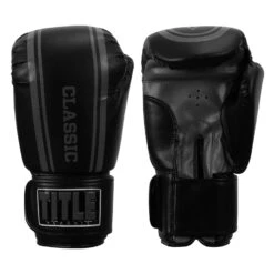 TITLE Classic Speed Boxing Gloves -Titleboxing Shop CABG12 BK GR 1