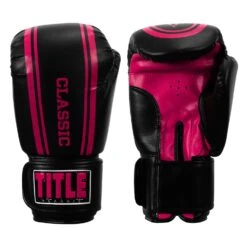 TITLE Classic Speed Boxing Gloves -Titleboxing Shop CABG12 BK PK 1