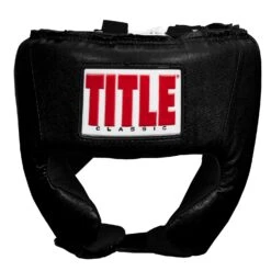 TITLE Classic USA Boxing Competition Headgear – With Cheeks -Titleboxing Shop CACHX BK 2