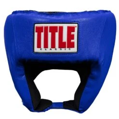TITLE Classic USA Boxing Competition Headgear – Open Face -Titleboxing Shop CACHX1 BL 2