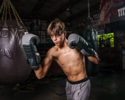 TITLE Boxing Combat Bag Gloves -Titleboxing Shop COMBGGRBK 2