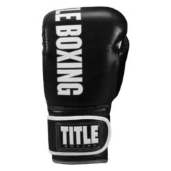 TITLE Boxing Gel Soft Strike Bag Gloves -Titleboxing Shop CSSGBG1 BK GR 03