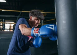 TITLE Classic Leather Lace Training Gloves 2.0 -Titleboxing Shop CTSGL2BL 1