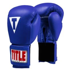 TITLE Classic Leather Elastic Training Gloves 2.0 -Titleboxing Shop CTSGV2 BL 02