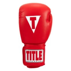 TITLE Classic Leather Elastic Training Gloves 2.0 -Titleboxing Shop CTSGV2 RD 03