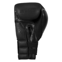 TITLE Black Bolstered Leather Bag Gloves -Titleboxing Shop DBBG BK 04