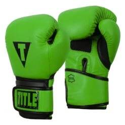 TITLE Boxing Dauntless Training Gloves -Titleboxing Shop DNTTG GN BK 2