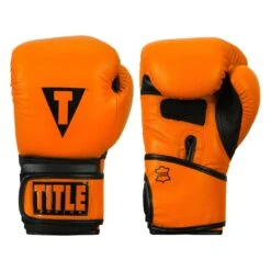 TITLE Boxing Dauntless Training Gloves -Titleboxing Shop DNTTG OR BK 1
