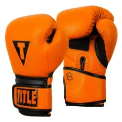 TITLE Boxing Dauntless Training Gloves -Titleboxing Shop DNTTG OR BK 2