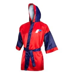 Fighting Full Length Robe -Titleboxing Shop FFLR RD BL 1