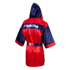 Fighting Full Length Robe -Titleboxing Shop FFLR RD BL 3