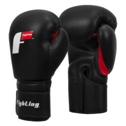 Fighting Leather Training Gloves -Titleboxing Shop FLTG2 BK 002