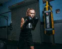 Fighting Leather Training Gloves -Titleboxing Shop FLTG2BK 2