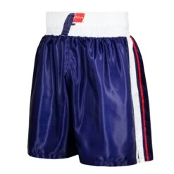 Fighting Professional Boxing Trunks -Titleboxing Shop FPST BL WH 2