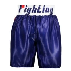Fighting Professional Boxing Trunks -Titleboxing Shop FPST BL WH 3