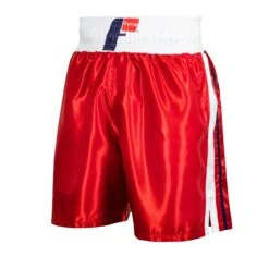 Fighting Professional Boxing Trunks -Titleboxing Shop FPST RD WH 2