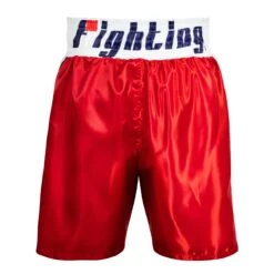 Fighting Professional Boxing Trunks -Titleboxing Shop FPST RD WH 3