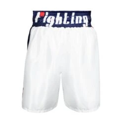 Fighting Professional Boxing Trunks -Titleboxing Shop FPST WH BL 3