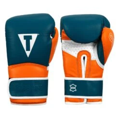 TITLE Boxing Gel Freestyle Training Gloves -Titleboxing Shop FRTTG BL OR WH 1