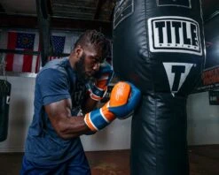 TITLE Boxing Gel Freestyle Training Gloves -Titleboxing Shop FRTTGBLORWH 1