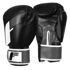 Fighting Big Logo Bag Gloves -Titleboxing Shop FSABG2 BK GR WH 2