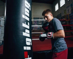 Fighting Big Logo Bag Gloves -Titleboxing Shop FSABG2BKRD 1