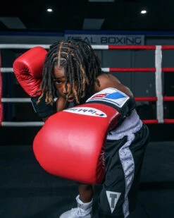 Fighting USA Boxing Competition Gloves - Elastic -Titleboxing Shop FSAGUSRD 2