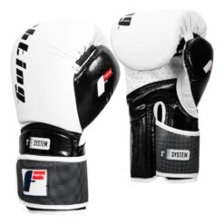 Fighting S2 GEL Power Bag Gloves -Titleboxing Shop FSPGBG WH BK 002