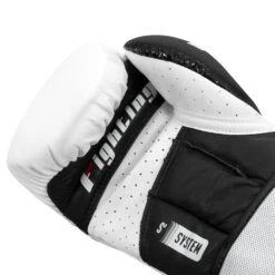 Fighting S2 GEL Power Sparring Gloves -Titleboxing Shop FSPGSG WH BK 005