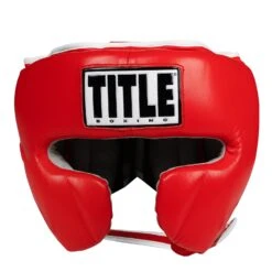 TITLE Boxing Leather Sparring Headgear -Titleboxing Shop FTHG RD 2