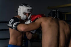 TITLE Boxing Leather Sparring Headgear -Titleboxing Shop FTHGWH