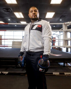 Fighting Warm-Up Suit -Titleboxing Shop FWUSWHBL