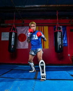 TITLE Boxing Gel Elite Pro Shin & Instep Guards -Titleboxing Shop GEPSIGBKWH 2