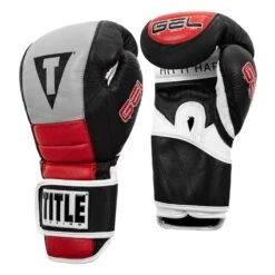 TITLE Boxing Gel Rush Bag Gloves -Titleboxing Shop GRSHBG BK GR RD 02