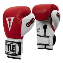 TITLE Boxing Gel World Bag Gloves -Titleboxing Shop GTWBG RD WH 002
