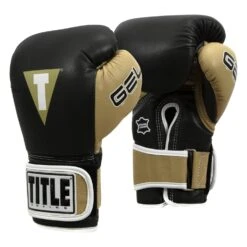 TITLE Boxing Gel World V2T Bag Gloves -Titleboxing Shop GTWBGV2T BK OGD 002